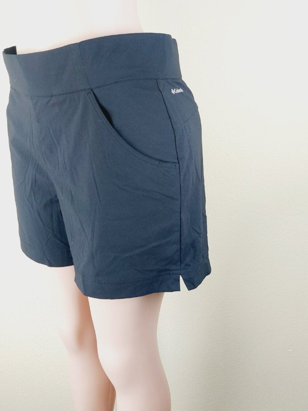 Columbia Women's Black Anytime Elastic Waist Pull-On Casual Shorts Size L - Picture 6 of 9